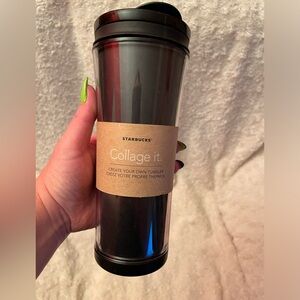 Starbucks NWT Collage It Customizable Travel Mug Commuter Cup 16oz 2011